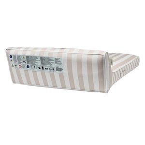 Tumbona Doble <span class=keywords><strong>de</strong></span> Lona <span class=keywords><strong>de</strong></span> Lujo para Piscina, Estética, con Rayas, Hamaca Flotante para 2 Personas, Juguete Acuático Extra Grande - Product Image 6