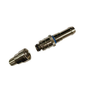 <span class=keywords><strong>Raccord</strong></span> de tuyau à déconnexion rapide en laiton nickelé, prise de refroidissement française droite pour tube - Product Image 2
