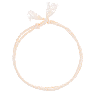 Gelang Tali Katun Tenun Sederhana Warna Polos Buatan Tangan Gelang Persahabatan yang Dapat Disesuaikan untuk Pria Wanita - Product Image 3