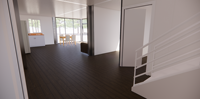 Hôtel en conteneurs à 2 étages de 40 pieds, utilisation hôtelière, préfabriqué, modulaire, panneaux sandwich en acier, design méditerranéen, écologique, faible coût