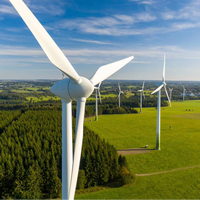 Éolienne de 12 kW certifiée CE, installation facile, alimentation verte pour hôtels, écoles, hôpitaux et bâtiments publics