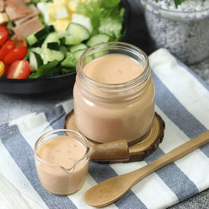 Aderezo de mil islas de alta calidad para restaurantes OEM ODM compatible con salsa de ensalada de embalaje a granel - Product Image 2