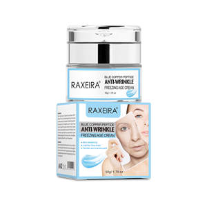 Crema blanqueadora de péptidos de cobre azul OEM para la cara, antiarrugas antienvejecimiento, antimanchas, Etiqueta Privada, cuidado de la piel, crema antiedad - Product Image 1
