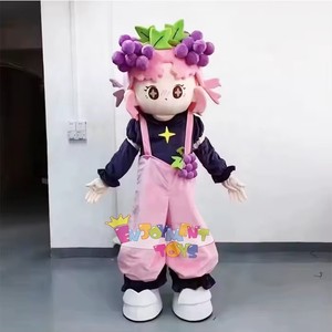 Guangzhou Enjoyment CE Nuevo Diseño 3D Personalizado de Alta Calidad, Vestuario de Mascota de Niña <span class=keywords><strong>Uva</strong></span> Adorable con Diseño de Burbujas en Relieve, en Venta - Product Image 4