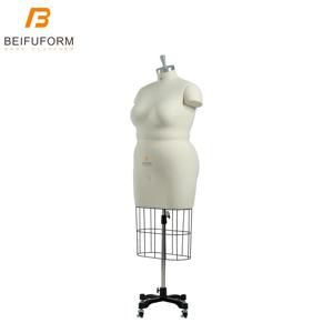 Beifuform global plus size 20 mezza body dress forma manichino grande donna manichino grasso manichino femminile per il design di abbigliamento sartoriale - Product Image 5