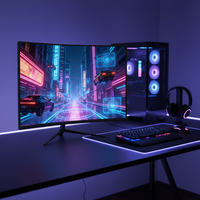 Moniteur LCD personnalisé de 24 pouces et 27 pouces, 165 Hz, 1920*1080, écran IPS, moniteur de jeu pour PC de bureau, montage mural