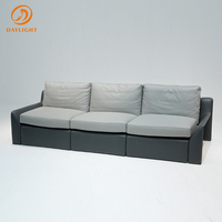 Fauteuil lounge de luxe nordique Bugatti, fauteuil inclinable Chiron haut de gamme en métal et cuir pour salon ou hôtel, cuir véritable