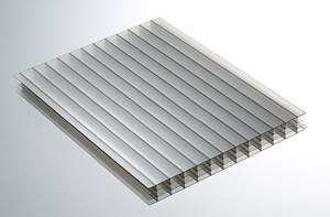 Plaque alvéolaire multicouche en <span class=keywords><strong>polycarbonate</strong></span> anti-UV pour toiture, abri, panneau plastique, lanterneau, matériau <span class=keywords><strong>de</strong></span> couverture pour serre - Product Image 2