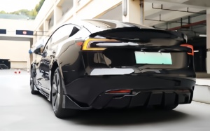 Kit carrosserie Aero pour <span class=keywords><strong>Tesla</strong></span> Model 3 2023+ : lèvre avant, diffuseur arrière, jupes latérales pour le nouveau Model 3 - Product Image 4