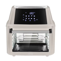 Friteuse et four à air intelligent couleur blanc 2025 avec écran LED en acier au carbone, usage commercial