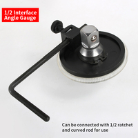 Jauge d'angle pour clé dynamométrique 1/2 pouce 360° °   Jeu de clés dynamométriques réglables 1/2 pouce, outil de mesure professionnel