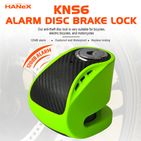 Antivol de disque 120 dB pour moto, vélo électrique et scooter – Alarme extérieure antivol et anti-collision pour frein à disque