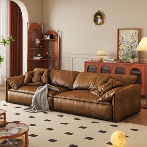 غرفة معيشة على طراز القرون الوسطى yiisi طراز القرون الوسطى أذني فيل ثلاثية المقاعد مضمنة - Product Image 2