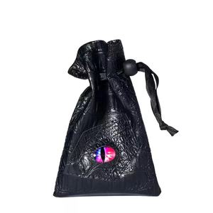 In pelle pentagramma tarocchi oracolo carte di stoccaggio borsa rune costellazione strega divinazione gioielli dadi borsa con coulisse - Product Image 3