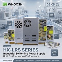 Alimentation à découpage AC/DC encastrée WHOOSH 12V 24V 48V IP20 pour l'automatisation industrielle 35W 100W 200W 350W 600W 1000W