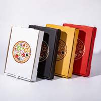 Boîte en papier personnalisée en gros pour la livraison de nourriture rapide, boîte à bonbons, boîte d'emballage pour pizza