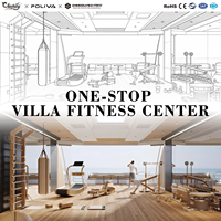 Rack d'entraînement de luxe en bois, équipement de fitness, parallettes, barres de gymnastique murales et banc de musculation en bois pour salle de sport