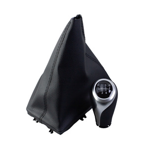 Car <b>Gear</b> <b>Knob</b> Leather 5 Speed 6 Speed Set For Bmw 3 Series F30 Ergonomic Design - Product Image 1