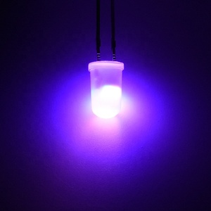 Bán Hot 5 Mét Khuếch Tán Milky Lens Round Head RGB <span class=keywords><strong>Dip</strong></span> Trong Điốt Nhanh Nhấp Nháy Hai Pins Low Power Multi-Màu - Product Image 4