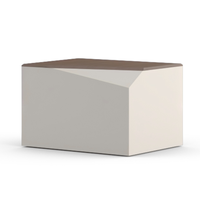 Ensemble de table à café et à thé en bois MDF minimaliste moderne Mobilier de bureau Table centrale de canapé pour usage domestique