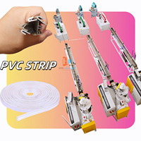 Harpon en plastique souple PVC profilé extensible pour plafond, machine de fabrication de bande d'étanchéité pour la pêche en PVC
