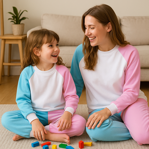 Conjuntos de ropa para niñas <span class=keywords><strong>y</strong></span> niños, conjunto de pijamas de manga larga, ropa de dormir de algodón para madres <span class=keywords><strong>y</strong></span> <span class=keywords><strong>yo</strong></span>, ropa para niños, venta al por mayor - Product Image 1