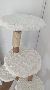 Arbre à chat de luxe en bois à motif animalier, griffoir et <span class=keywords><strong>tour</strong></span> de jeu pour chatons, accessoires pour animaux de compagnie - Product Image 2
