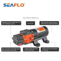 Pompe à eau haute pression à faible volume SEAFLO OEM, pompe de lavage puissante, pompe de lavage doux 12v