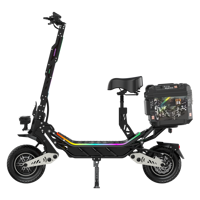 Trottinette Électrique Pliante SMD-Z5 avec Siège et Coffre, Moteur Double Brushless 1500W, Vitesse Max 75KM/H, Autonomie 70KM, Batterie 60V20.8Ah, Étanche, Application Mobile