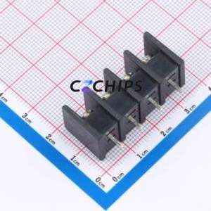 BX-DG10-8.25-4P Barrier Terminal Block Through hole Component (THT),P=8.25mm Connector - Product Image 2