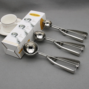Ensemble de cuillères à fruits en acier inoxydable 3 pièces, cuillère à glace, gadget de cuisine à démoulage facile - Product Image 1
