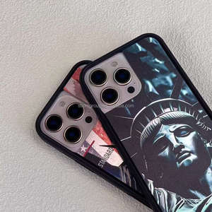 <span class=keywords><strong>Coque</strong></span> de téléphone Statue <span class=keywords><strong>Liberty</strong></span> de qualité supérieure pour iPhone 17 16 15 14 Pro Max Cover Liberte Design personnalisé - Product Image 4