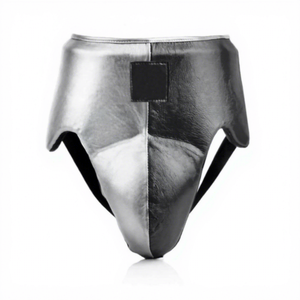 Protège-entrejambe en cuir véritable respirant sur mesure pour hommes, arts martiaux, taekwondo, protection de sécurité, qualité supérieure, marque personnalisée 2026 - Product Image 1