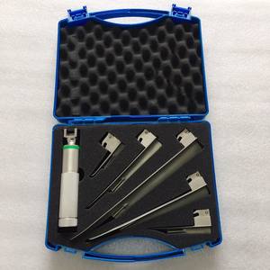 Laringoscopio Veterinario Reutilizable LED de Acero Inoxidable con Fibra Óptica para Anestesia en Animales Pequeños y Grandes, para una Vía Aérea Clara - Product Image 1