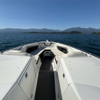 Plateforme de bain Monterey 328SS 2017, tapis de cockpit, revêtement de pont en mousse EVA imitation teck, SeaDek MarineMat Gatorstep, auto-adhésif