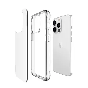 Custom Design Clear Transparent Shockproof Bumper Back Cell Phone Case Cover For Iphone 13 13 Pro