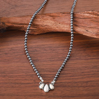Collier de perles Navajo et pierres turquoise - NL100078