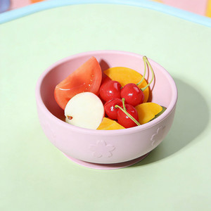 Assiettes pour tout-petits en silicone incassable, divisées, avec ventouse, compatibles micro-ondes et lave-vaisselle, ensemble d'alimentation - Product Image 5