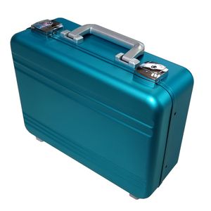 Estuche Portátil para Herramientas, Caja <span class=keywords><strong>de</strong></span> Transporte Personalizada <span class=keywords><strong>de</strong></span> Espuma <span class=keywords><strong>EVA</strong></span>, Maletín Rígido <span class=keywords><strong>de</strong></span> Aleación <span class=keywords><strong>de</strong></span> Aluminio con Compartimento <span class=keywords><strong>Secreto</strong></span> - Product Image 4