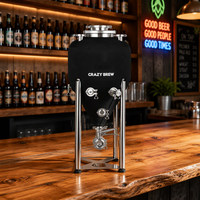 Fermenteur conique pour brassage artisanal 50L en acier inoxydable 304, cuve sous pression pour la fabrication d'alcool