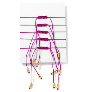 Unisex Amethyst White Jade <b>Beaded</b> <b>Bracelet</b> Cute Style Natural Stone Charms for <b>Men</b> and Women Handmade in Zinc Alloy Gift Set - Product Image 5