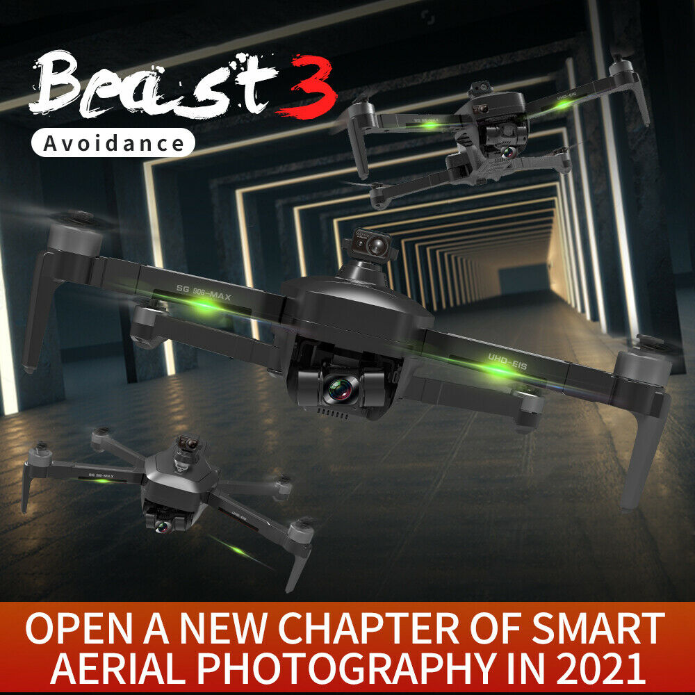 Beast 3 SG906 MAX drone with 4K Camera GPS Drone 5G WIFI 1.2KM 26Mins 3 Axis Gimbal Obstacle Avoidance sg906 max pro 2