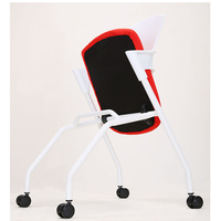 Chaise de bureau intégrée à un ordinateur, chaise de conférence avec tablette d'écriture, chaise de formation avec tablette, chaise de bureau