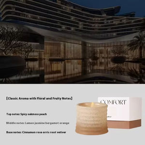 Bougie d'aromathérapie en cire de soja créative, haute valeur esthétique, sans fumée, parfumée, ornements en céramique simples pour chambre, salon, Noël - Product Image 5