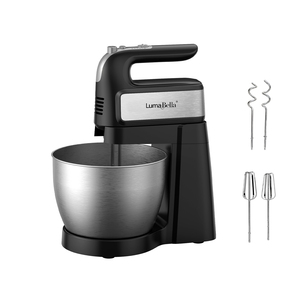 Lumabella mới nhất Bột nhào máy thiết bị nướng bánh nhà sử dụng đầy đủ cơ thể thép không gỉ cơ thể 3.5L đứng máy trộn thực phẩm - Product Image 1