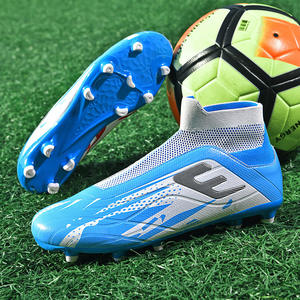 Chaussures <span class=keywords><strong>de</strong></span> football HaiChuan, nouvelle collection, haute tige, unisexe, vente en gros, grande <span class=keywords><strong>taille</strong></span> adulte, crampons FG longs, crampons TF, tige en PU, chaussures d'entraînement pour terrain synthétique - Product Image 2