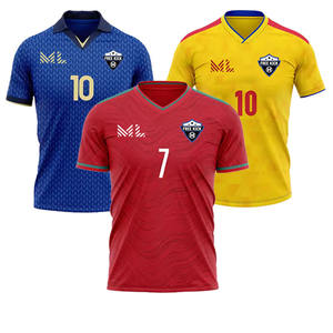 Uniformes de Fútbol Personalizados al por Mayor, Nueva Colección 2026, Camiseta de Fútbol Retro de Secado Rápido, Transpirable, Manga Corta, para Hombre - Product Image 3
