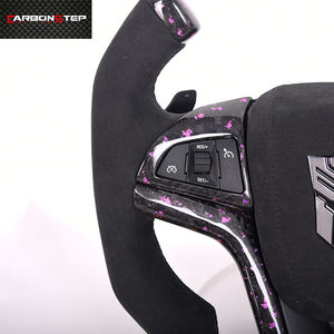 Nouveau volant de voiture de course en Fiber de carbone forgée à feuille violette pour <span class=keywords><strong>Camaro</strong></span>, <span class=keywords><strong>2022</strong></span> - Product Image 3