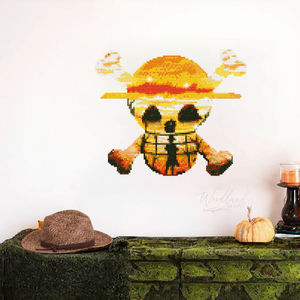 Adesivi Murali Anime <span class=keywords><strong>One</strong></span> <span class=keywords><strong>Piece</strong></span> Fai-da-Te, Decorazioni Cartoon per Bambini, Pittura Diamantata Fatta a Mano - Product Image 2