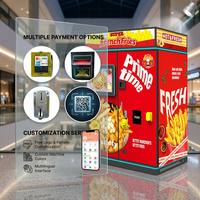 Distributeur automatique de frites, capacité de 120 boîtes, distributeur commercial de chips